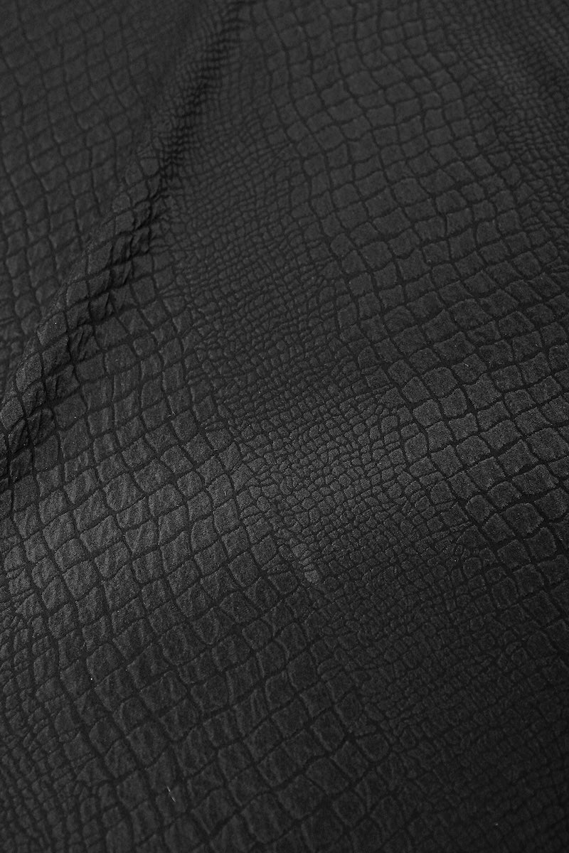 Silk Croco Jacquard Oversized Boubou Caftan