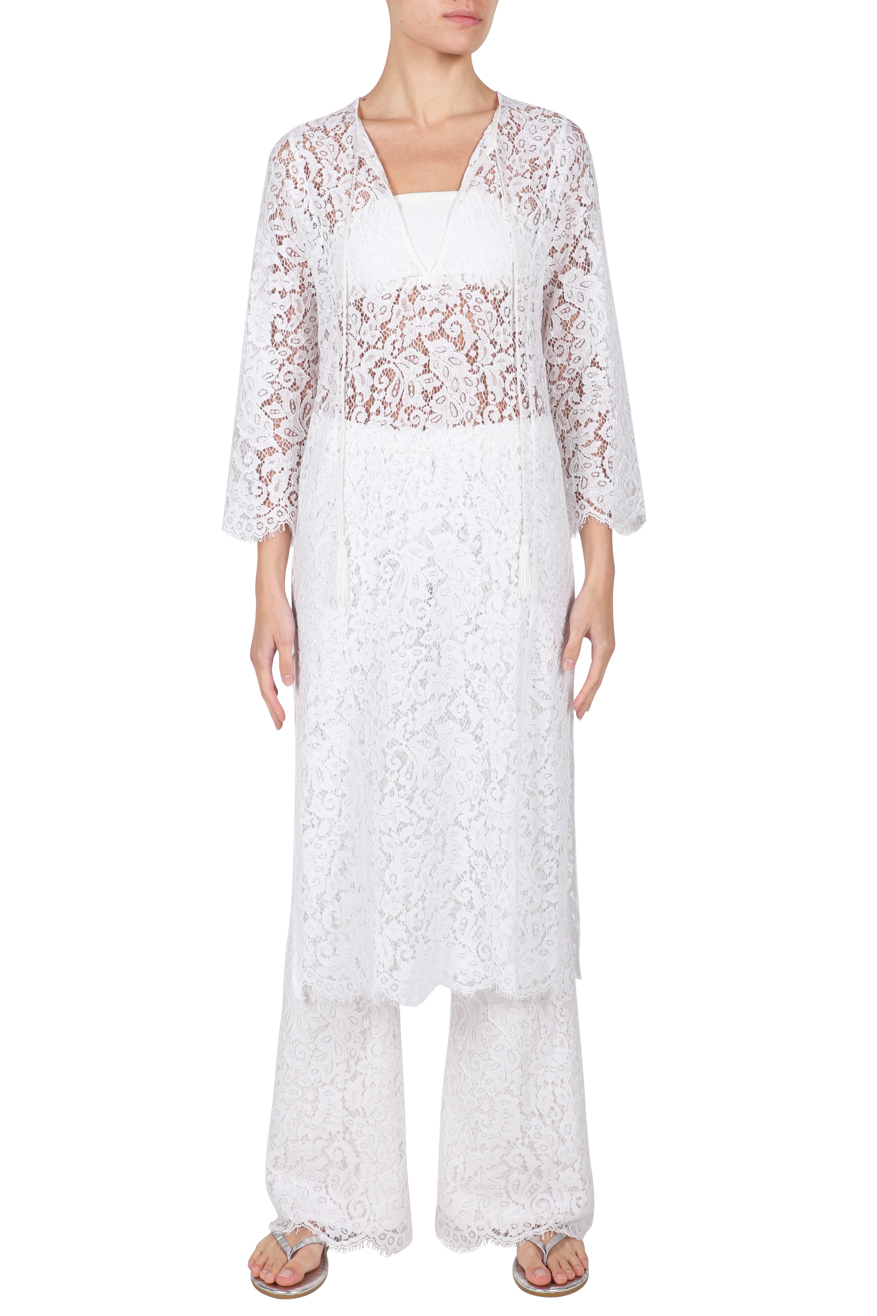 French Lace Midi Dress