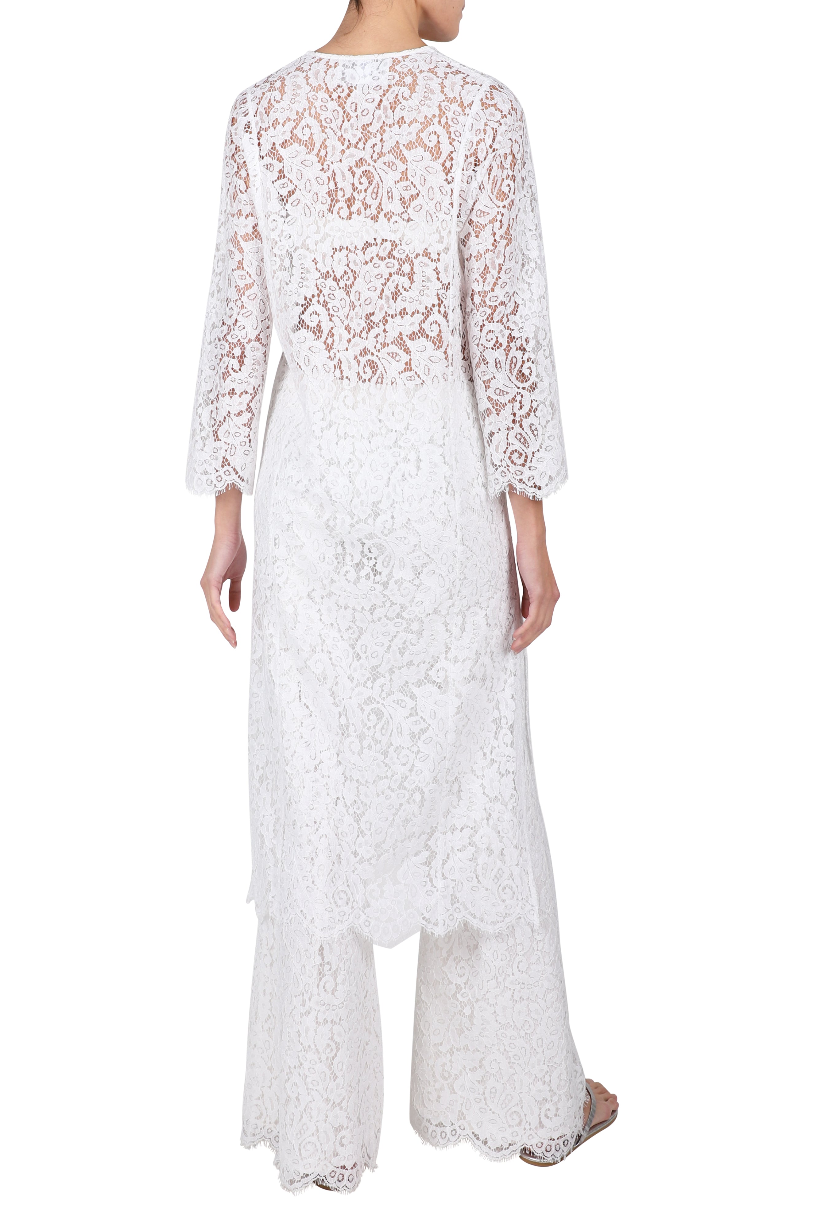 French Lace Midi Dress