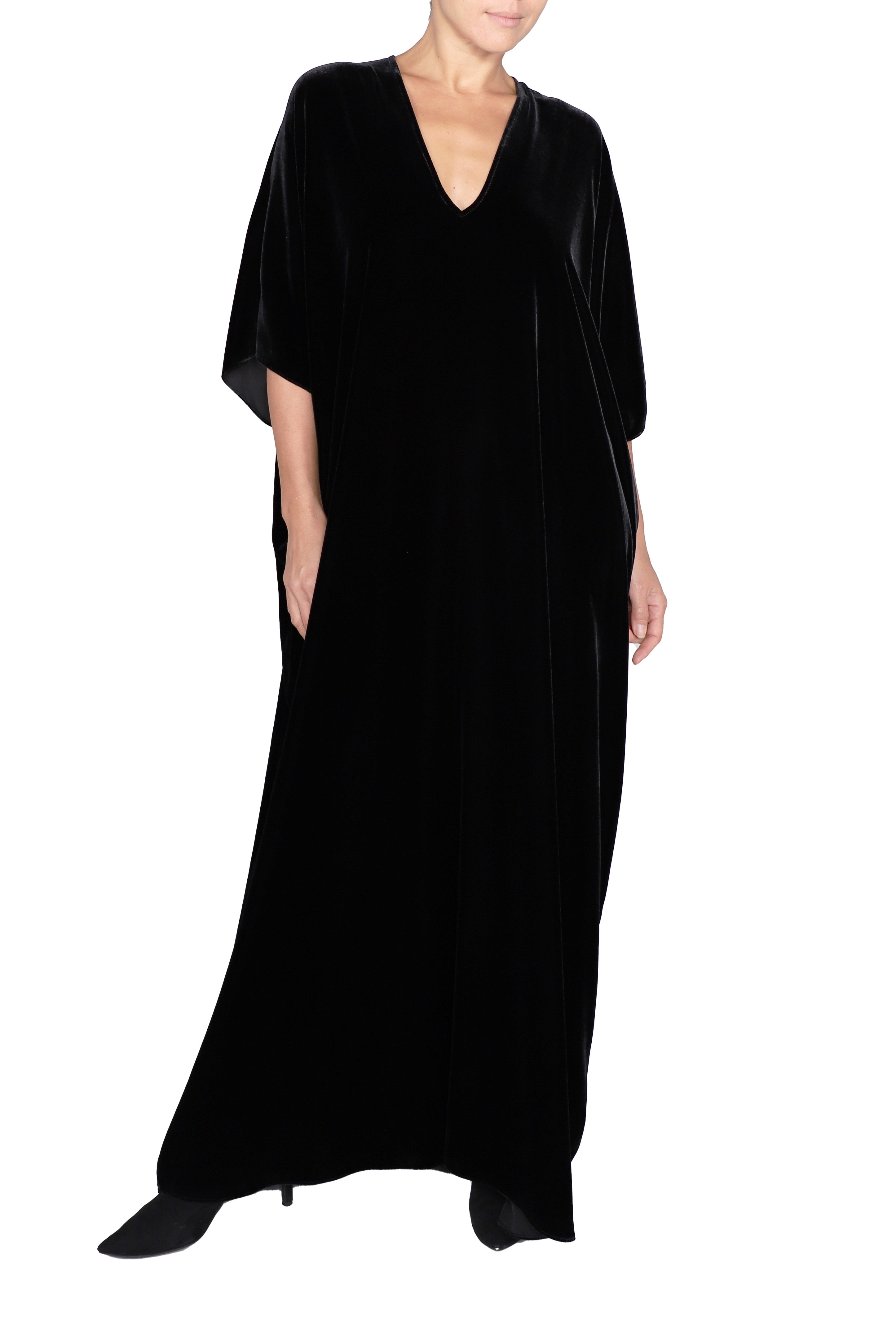 black boubou dress Luxury Boubou Kaftan | Midnight Black Asooke Brocade Dress