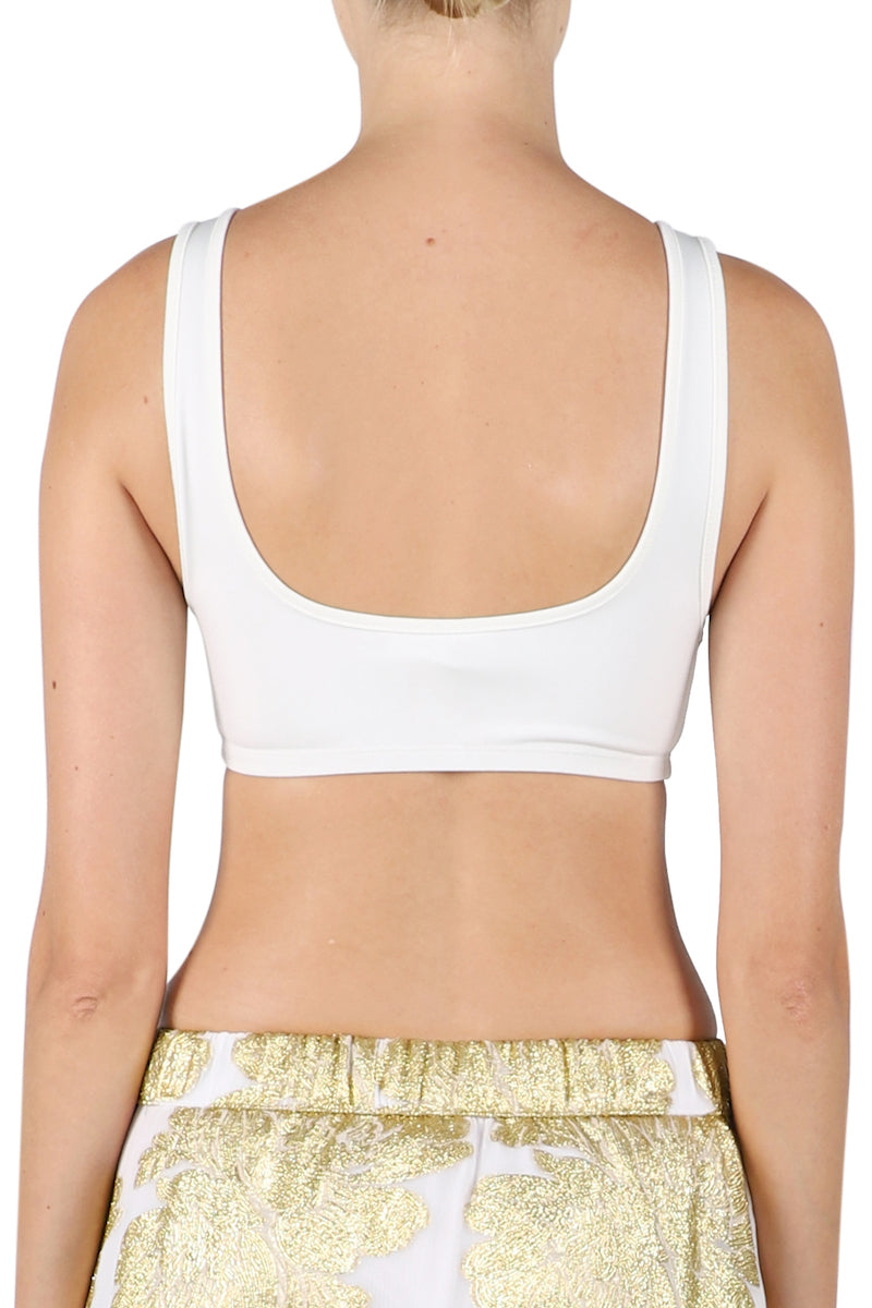 Rose Embroidered Bra Top – Marie France Van Damme