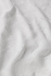 Metallic Floral Bamboo Silk Cover up