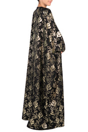 Reversible Metallic Cover Up with Handmade Tassels