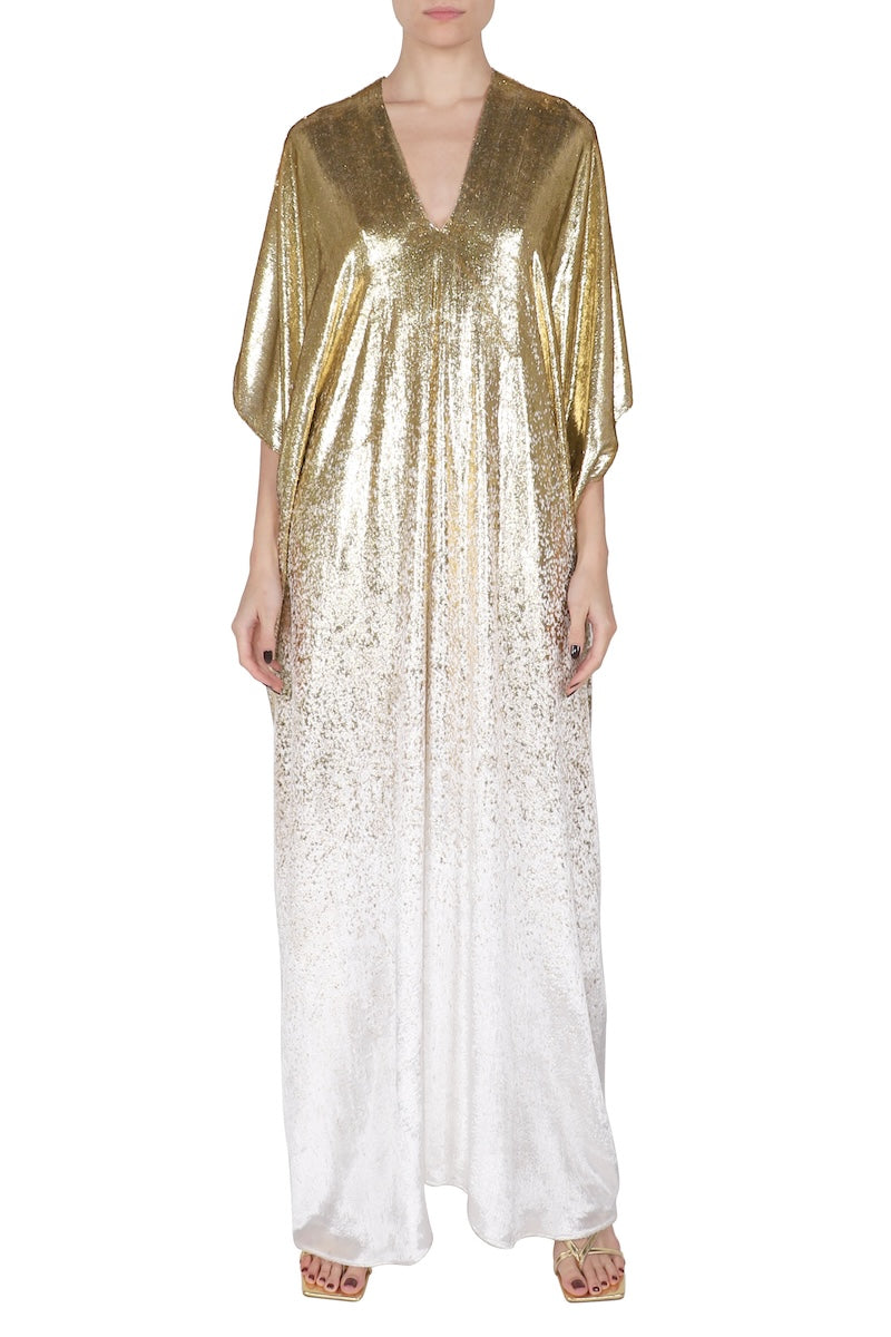 Metallic Ombre Boubou Caftan  Marie France Van Damme