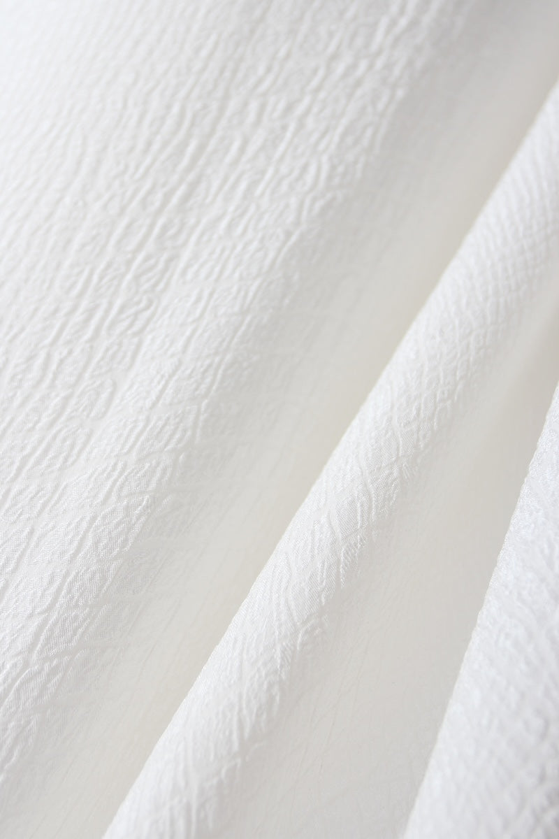 Silk Croco Boubou Caftan with Belt