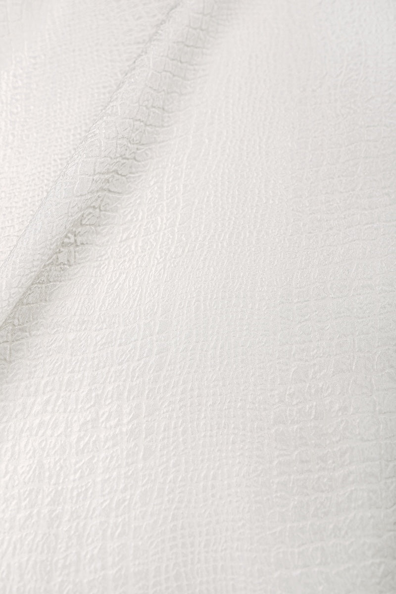 Silk Croco Jacquard Oversized Boubou Caftan