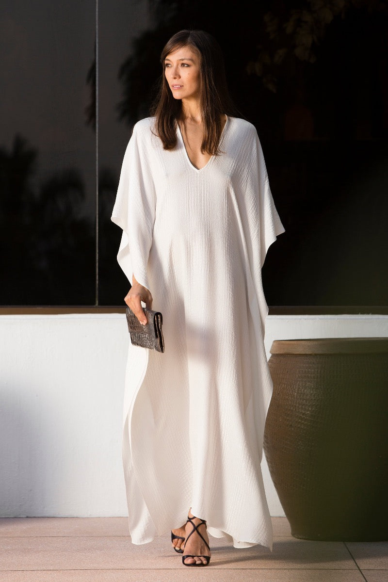 Silk Croco Jacquard Boubou Caftan Silk Croco Jacquard Boubou Caftan