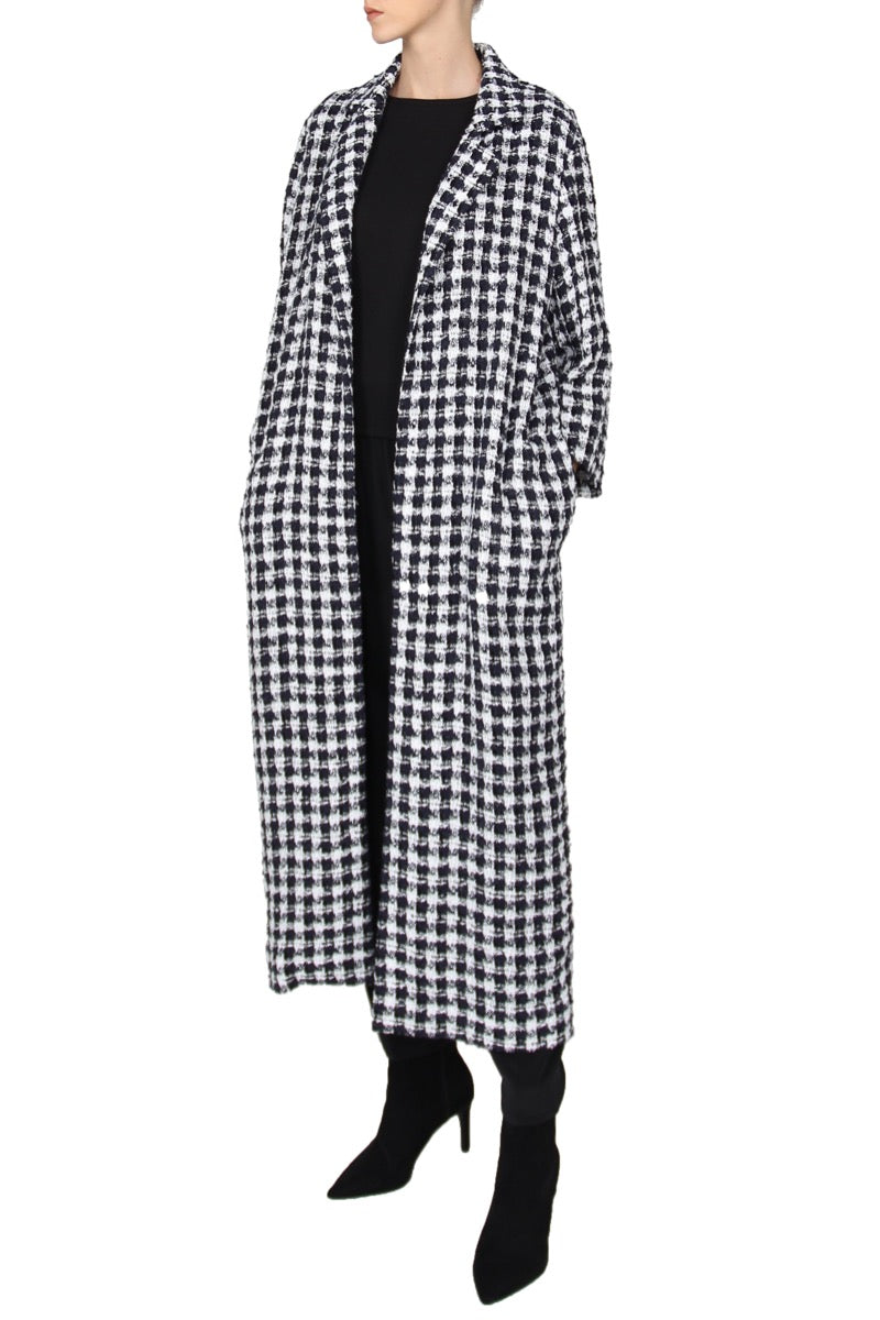 Black and white shop trench coat womens