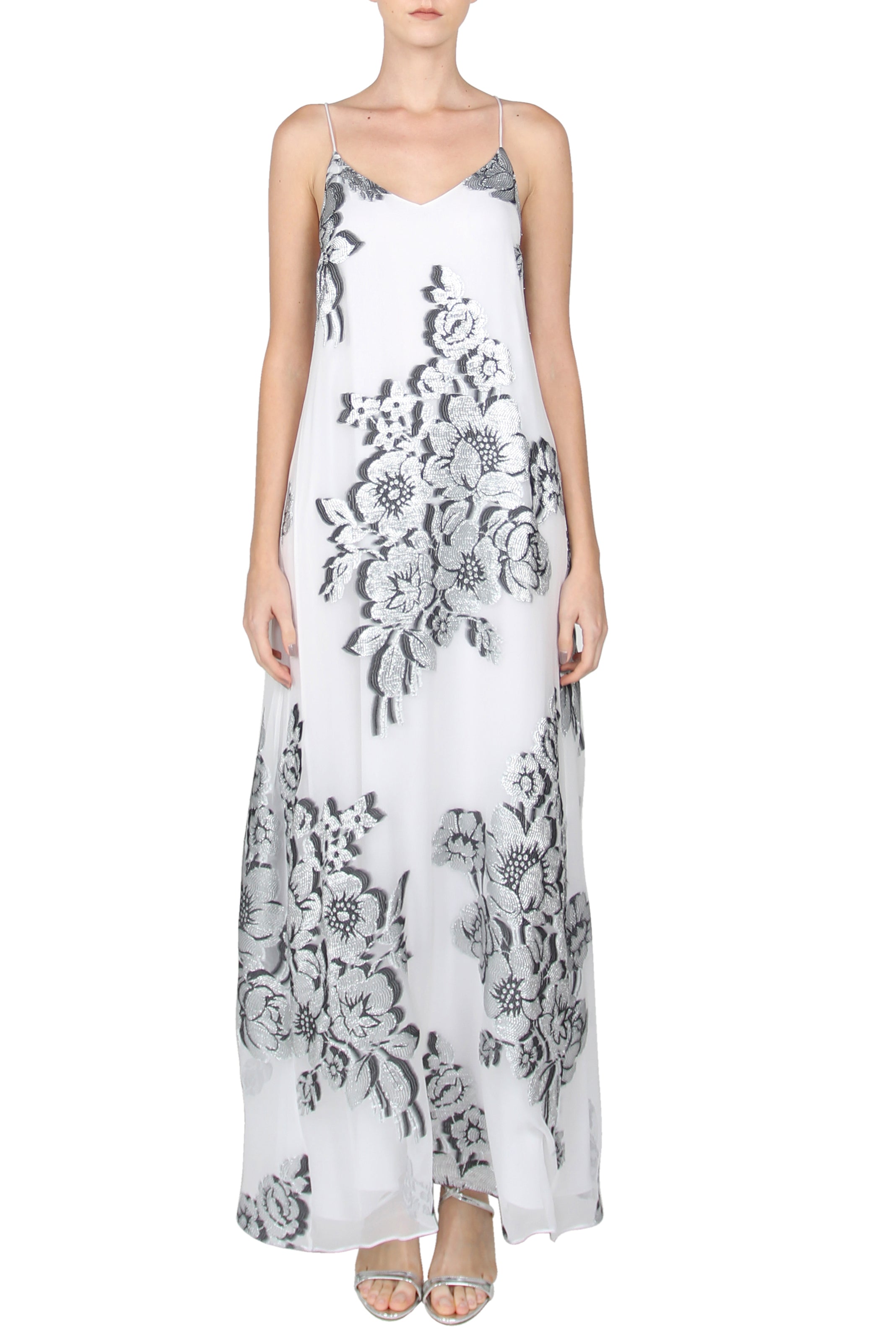 Rose Bouquet Racer Back Dress