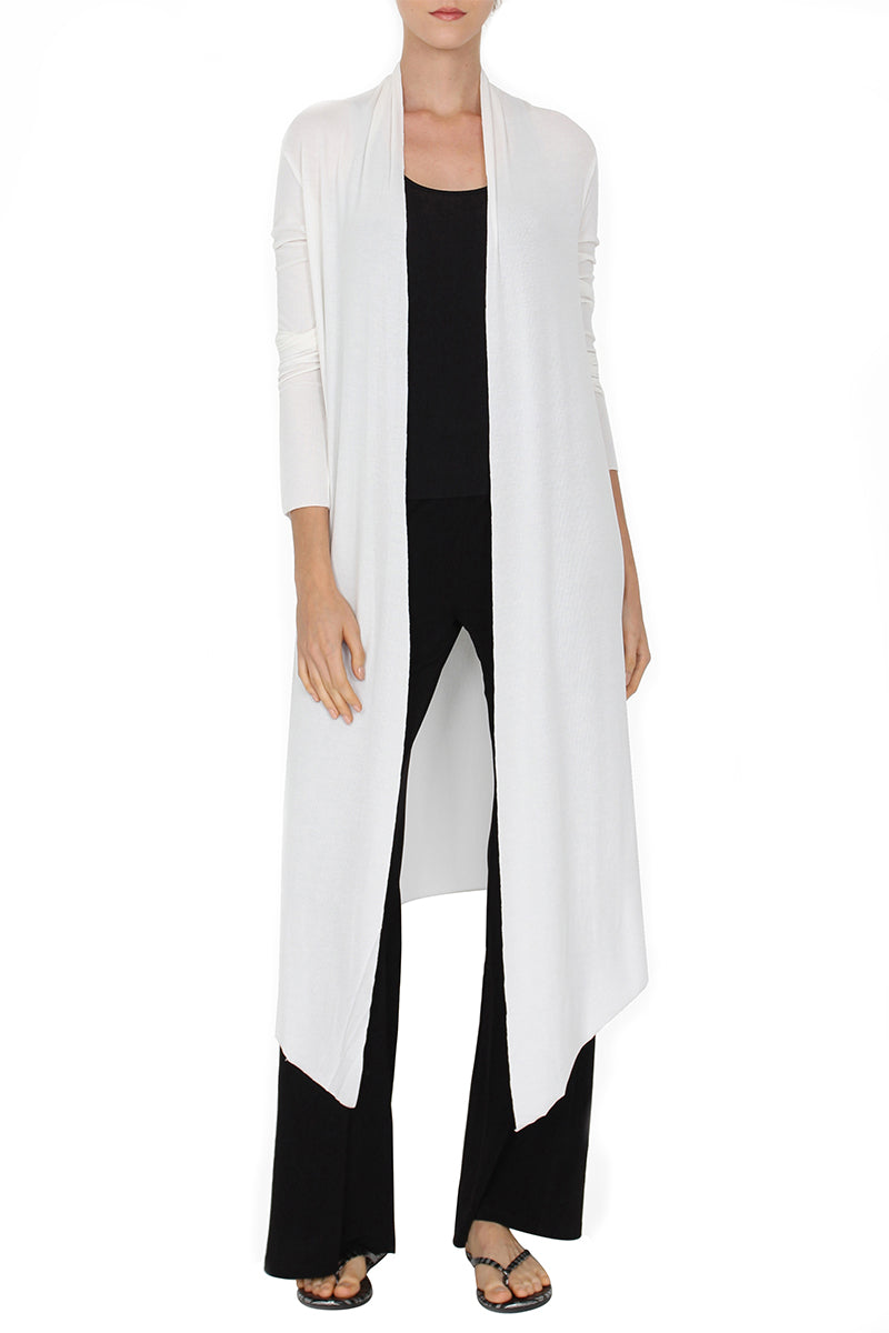 Maxi cardigan silk store