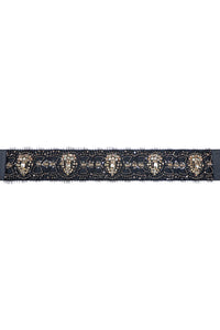 Embellished Satin Belt