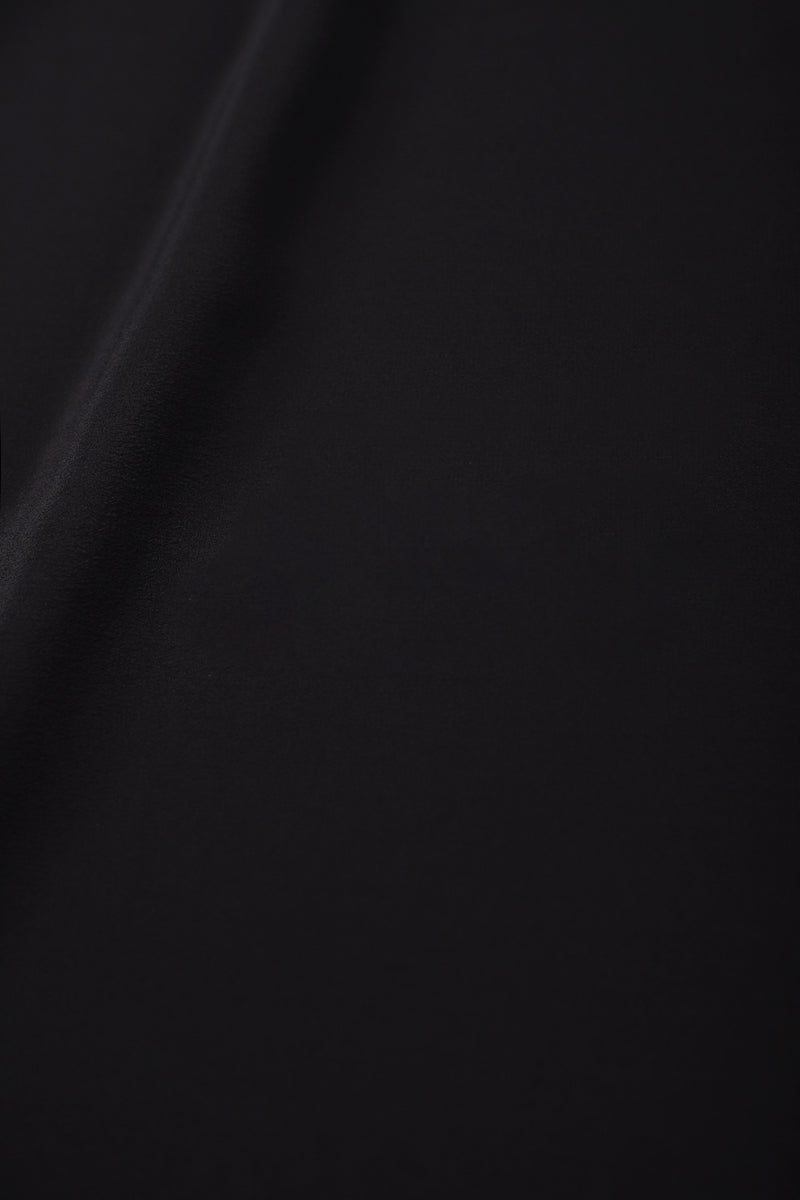 Silk Crepe Polo Dress