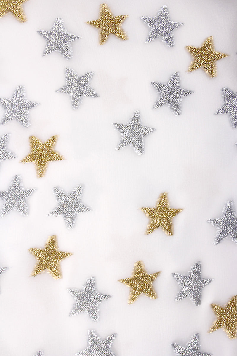 Big Metallic Star Boubou Caftan