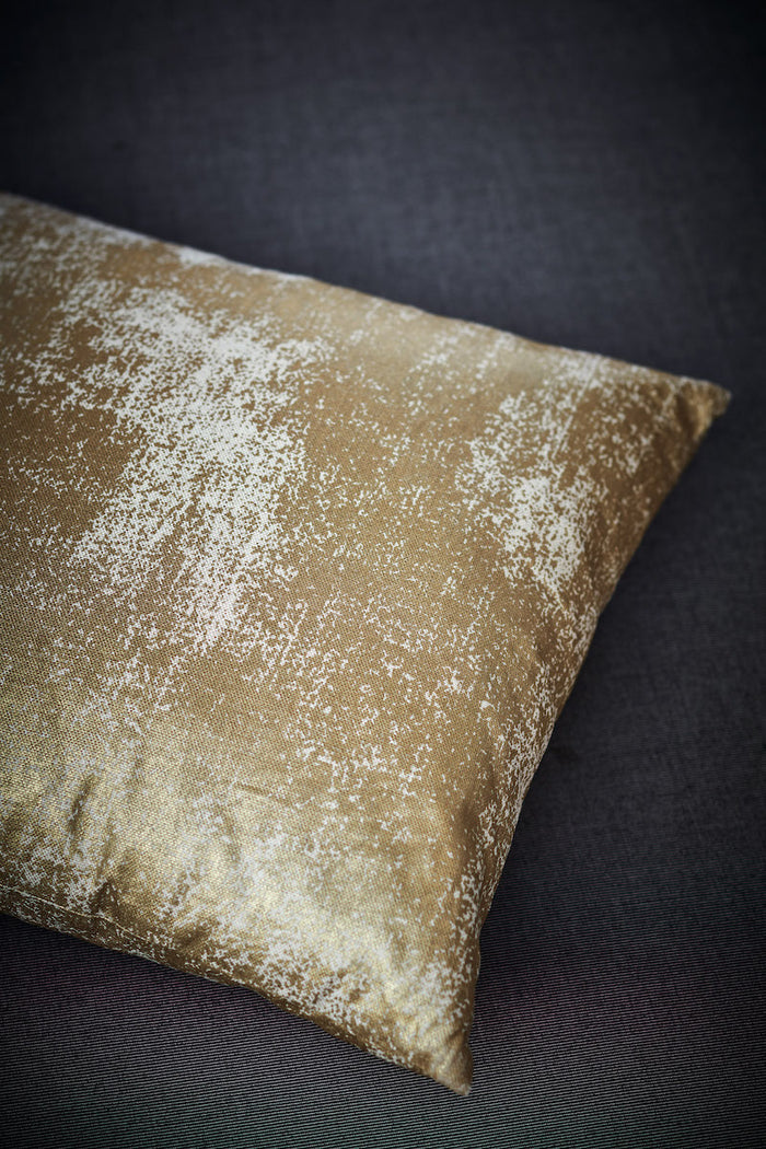 Brushstroke Gold Cushion