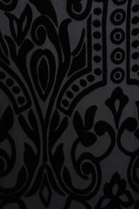 Burnout Velour Devore Boubou Caftan