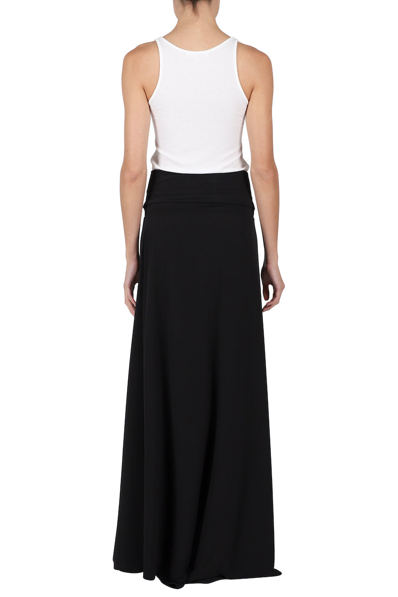 Jersey Palazzo Skirt