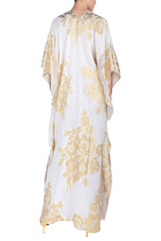 Metallic Rose Bouquet Boubou Caftan