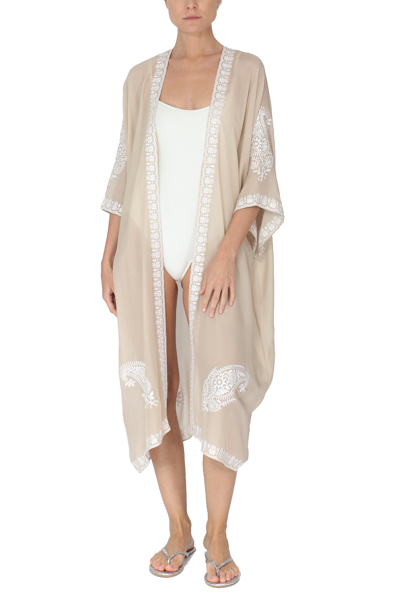 Embroidered Babani Cover Up