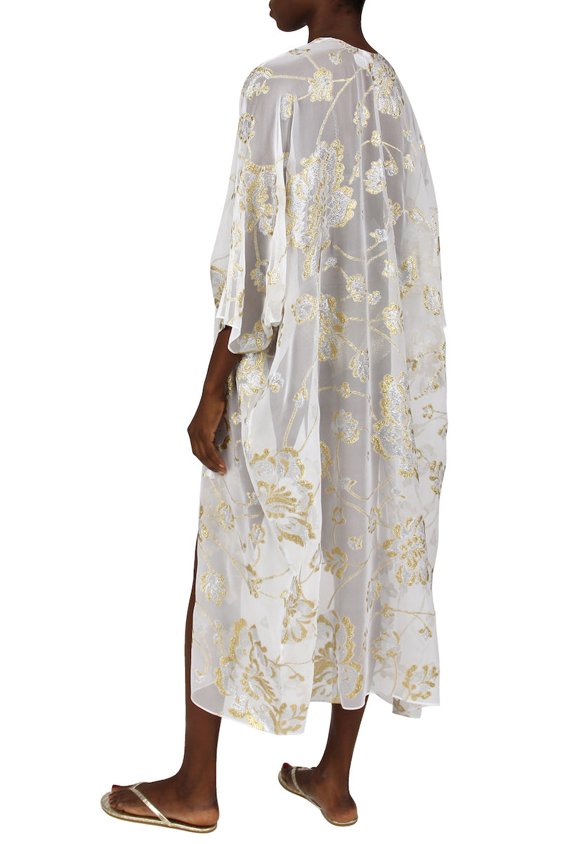 Floral Babani Cover Up