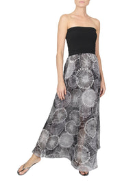 Double Layered Palazzo Skirt