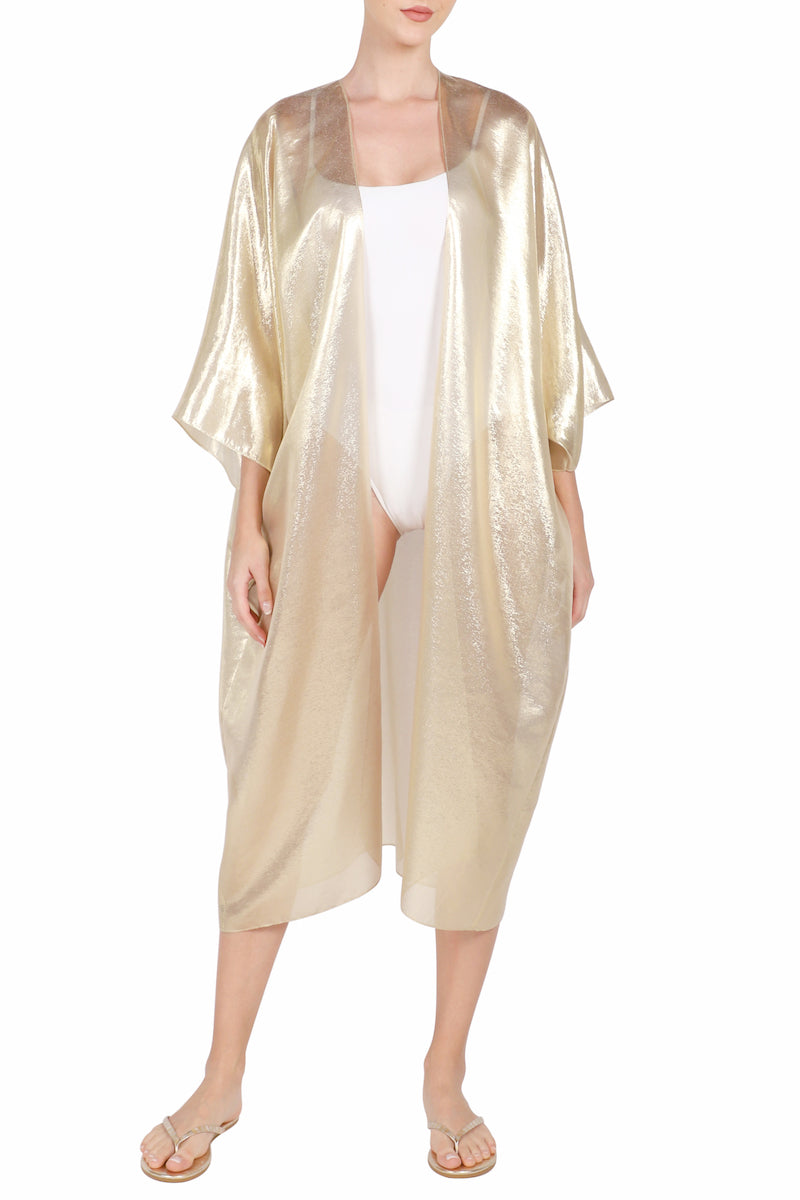 Metallic Sheer Cover Up