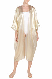 Metallic Sheer Cover Up