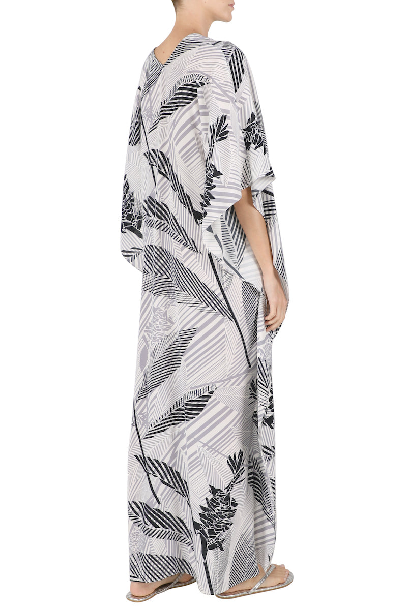 Silk Bamboo Printed Boubou Caftan