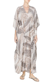 Silk Bamboo Printed Boubou Caftan