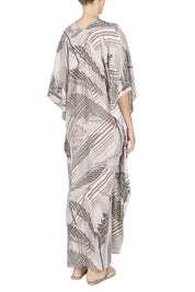 Silk Bamboo Printed Boubou Caftan