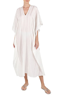 Silk Linen Boubou Caftan