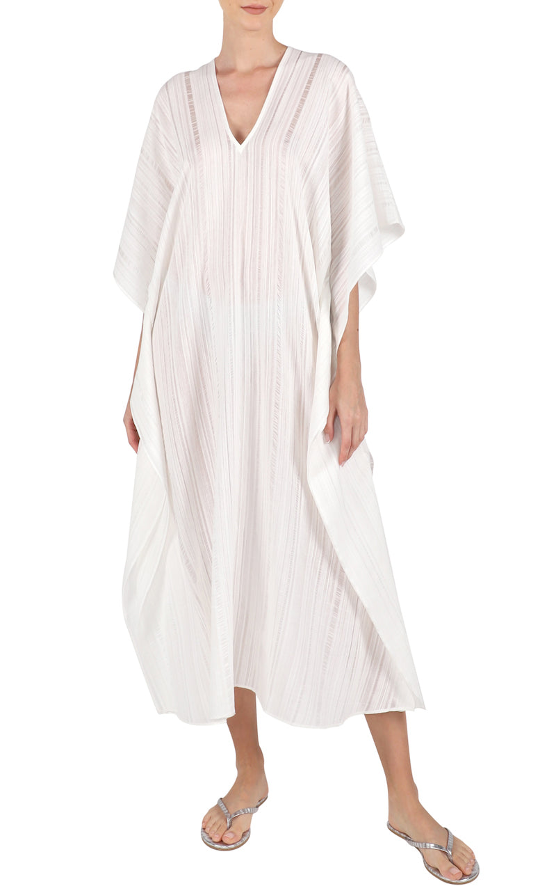 Silk Linen Boubou Caftan