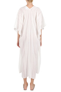 Silk Linen Boubou Caftan