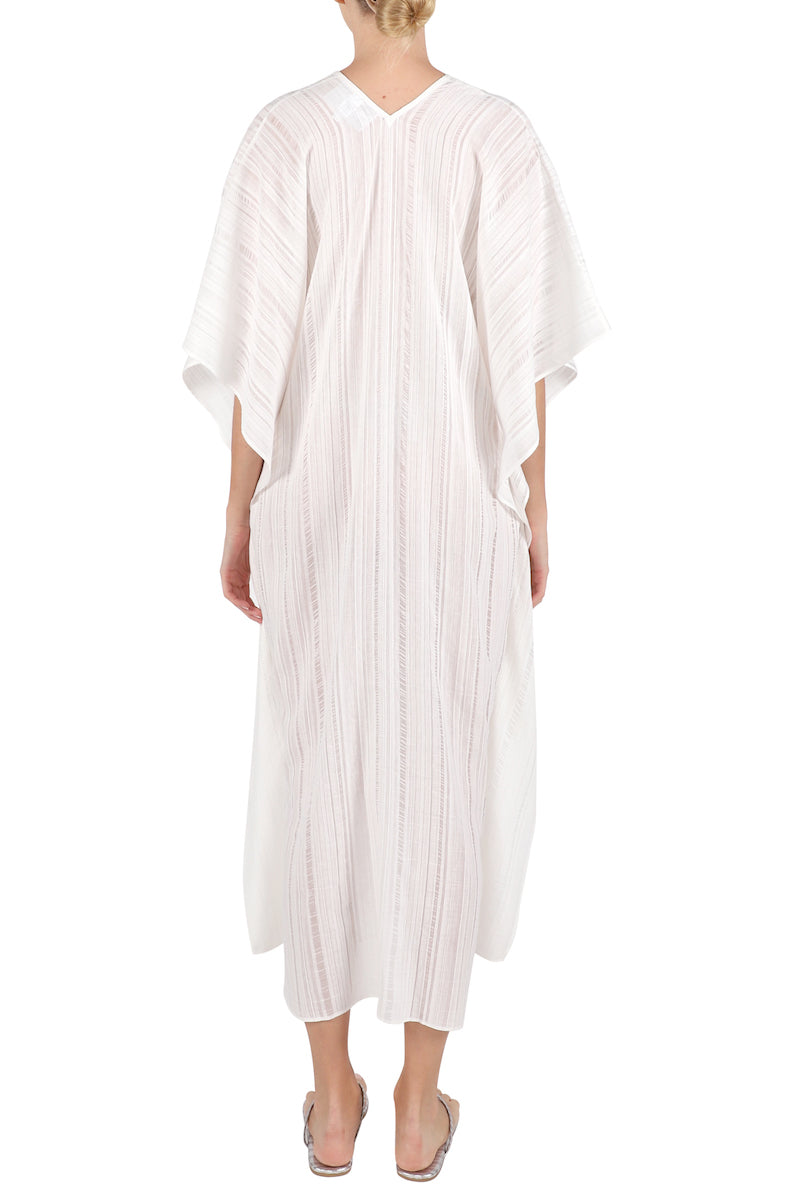 Silk Linen Boubou Caftan