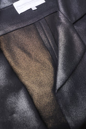 Double Sided Face Silk Trench Coat