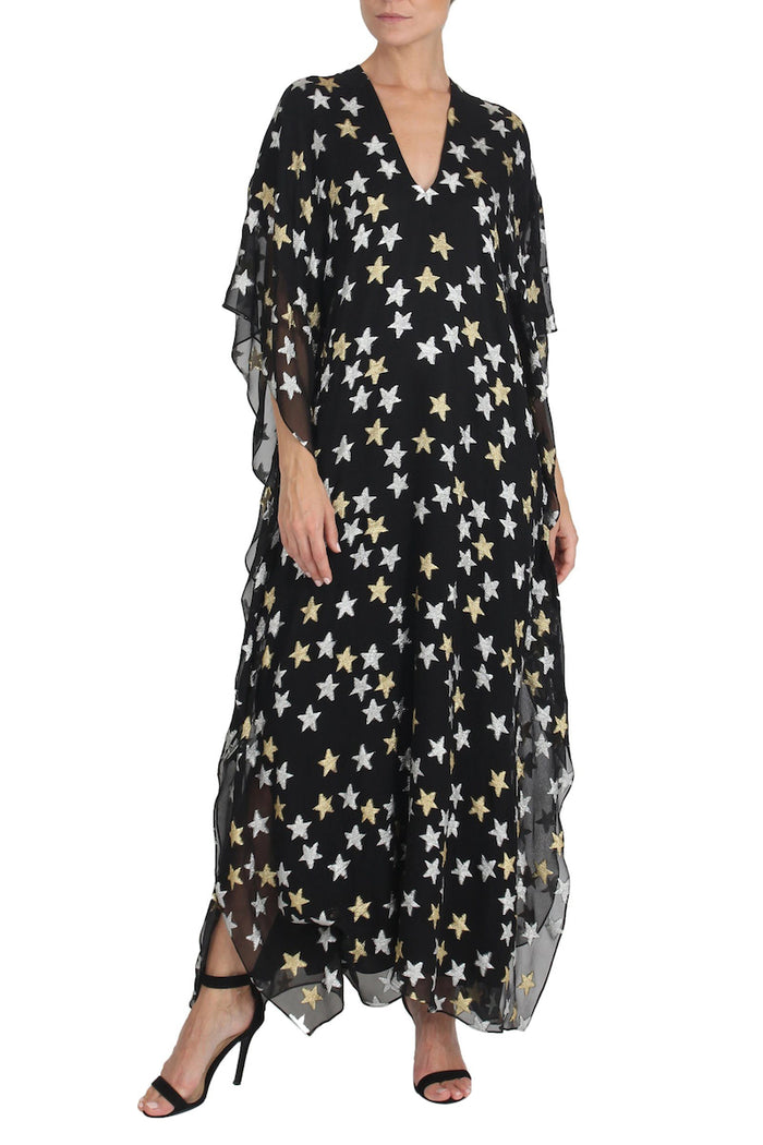 Big Metallic Star Boubou Caftan