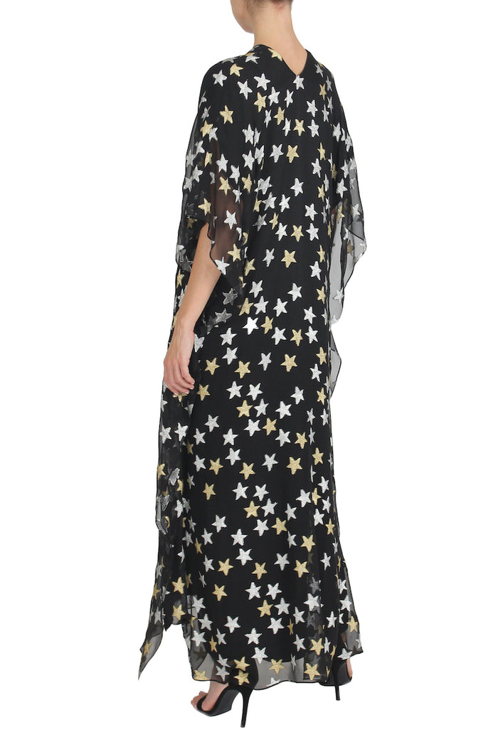 Big Metallic Star Boubou Caftan