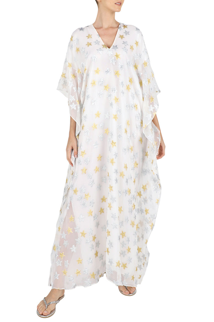Big Metallic Star Boubou Caftan