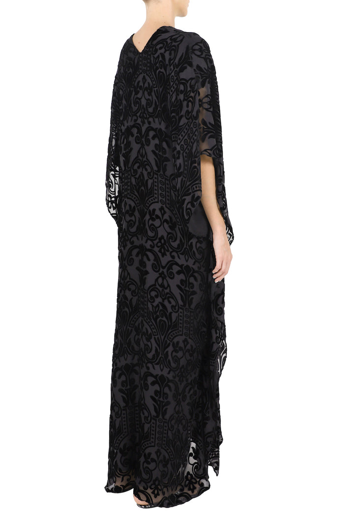 Burnout Velour Devore Boubou Caftan