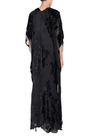 Rose Velour Devore Boubou Caftan