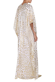 Little Flower Velour Devore Boubou Caftan