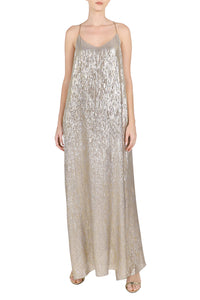Metallic Racer Back Dress