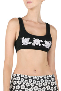 Rose Embroidered Bra Top