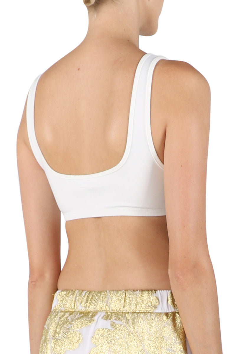 Rose Embroidered Bra Top