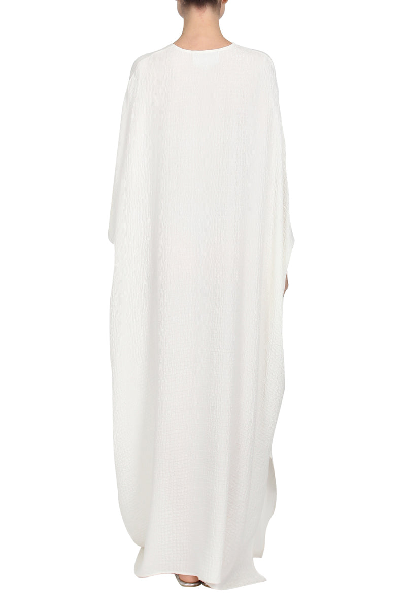 Silk Croco Jacquard Oversized Boubou Caftan