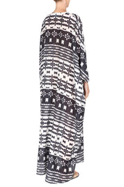Printed Silk Boubou Caftan