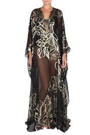 Silk Chiffon Oversized Boubou Caftan
