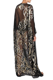 Silk Chiffon Oversized Boubou Caftan
