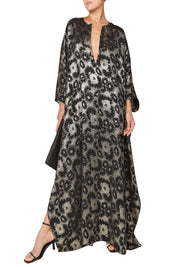 Silk Metallic Oversized Boubou Caftan