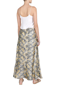 Metallic Palm Skirt