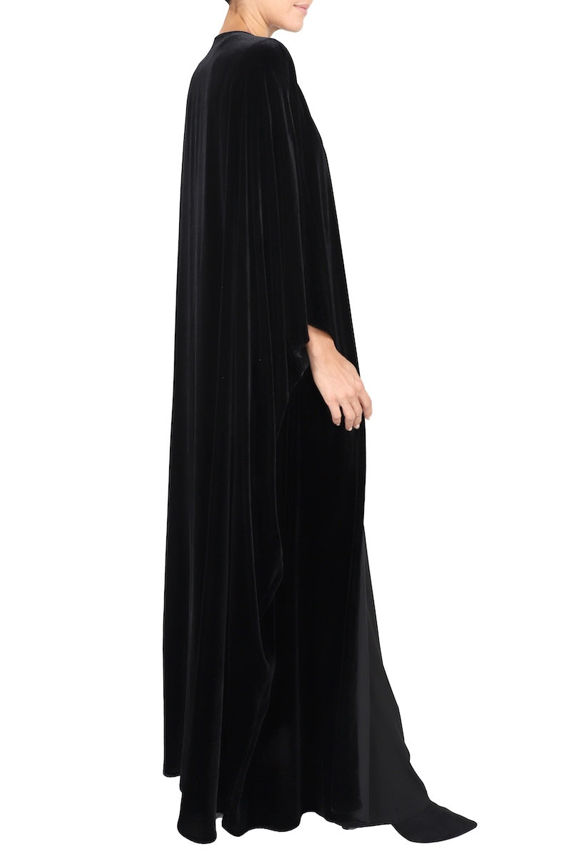Silk Velour Cape Cover Up